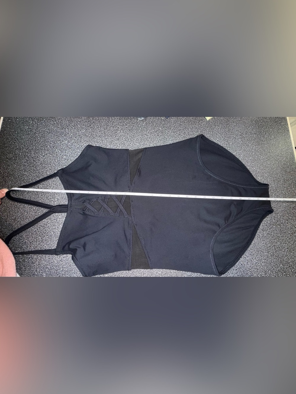 Ivy Sky Black Dance Leotard Size Adult Large - Picture 6 of 9